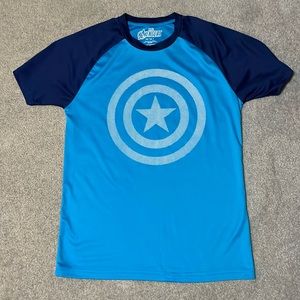 Men’s Marvel Avengers Captain America Blue T-shirt